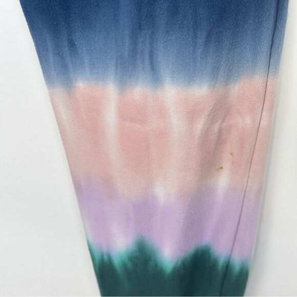 Wildfox Hadley Tie Dye Sweatpant Jogger Blue Green Size XS - Picture 13 of 13